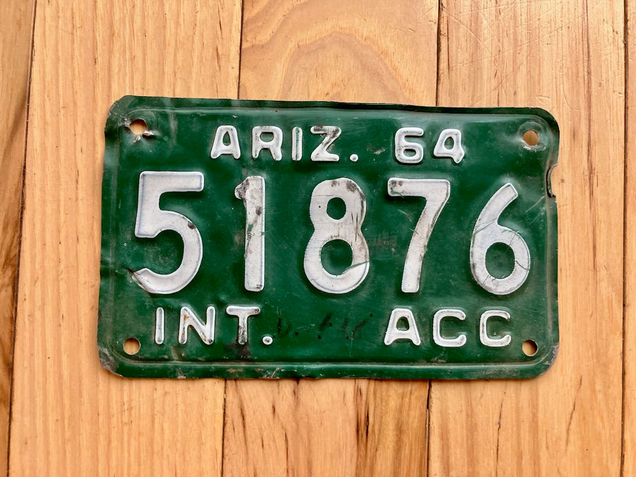 Arizona 1964 Commercial ACC License Plate