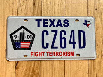 Texas Fight Terrorism License Plate