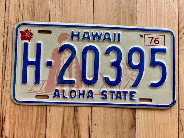 1976 Hawaii License Plate – RusticPlates