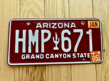 2005 Arizona License Plate