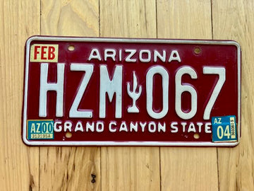 2004 Arizona License Plate