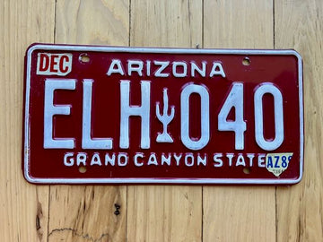 1989 Arizona License Plate