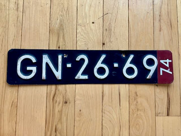 Netherlands License Plate