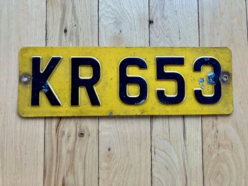 Luxembourg License Plate