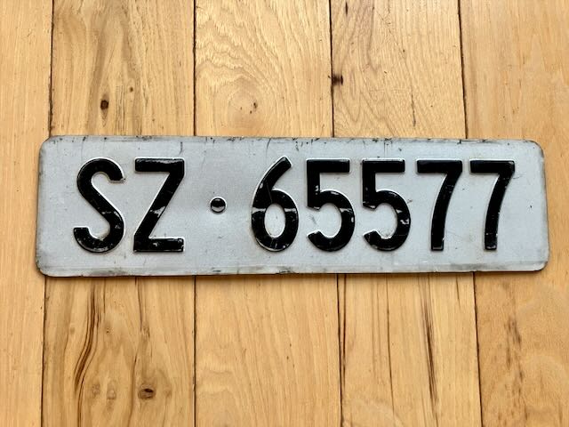 Switzerland Front License Plate