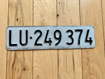 Switzerland Front License Plate