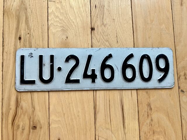 Switzerland Front License Plate