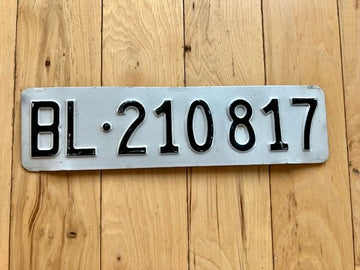 Switzerland Front License Plate