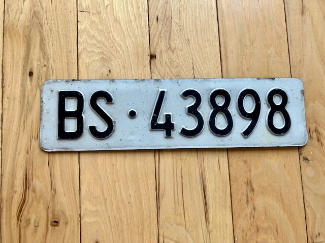 Switzerland Front License Plate