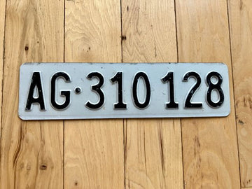 Switzerland Front License Plate