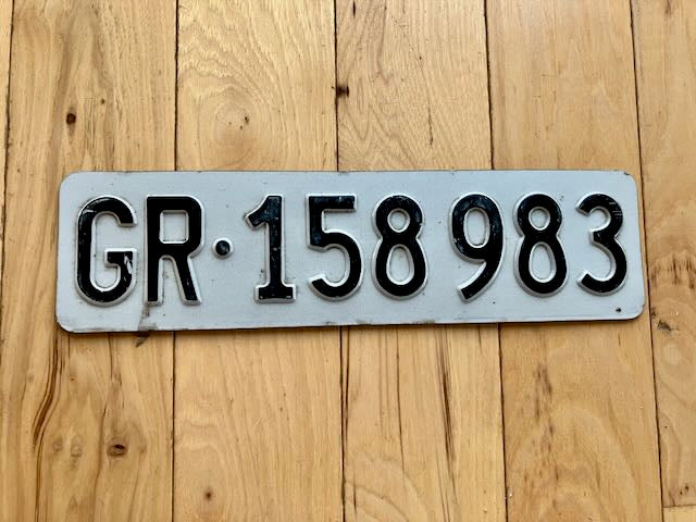 Switzerland Front License Plate