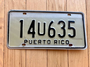 Puerto Rico License Plate