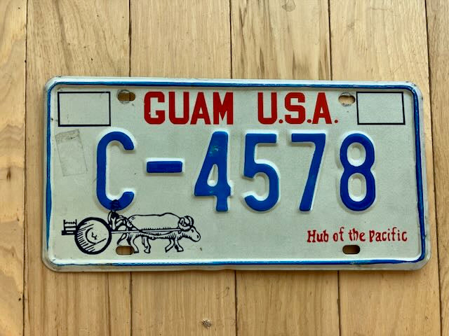 Guam Hub Of The Pacific License Plate