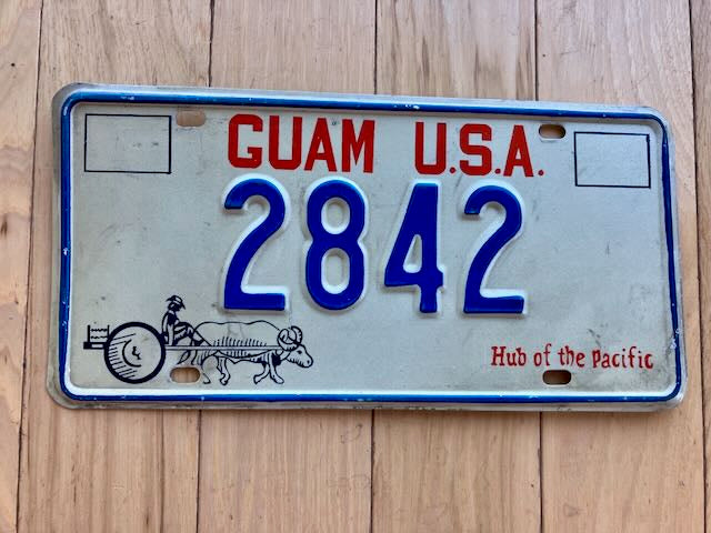 Guam Hub Of The Pacific License Plate