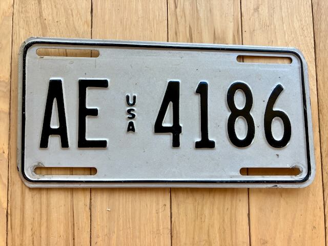 US Forces in Germany License Plate