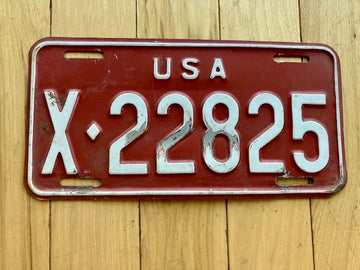 1962-1965 US Forces in Germany License Plate