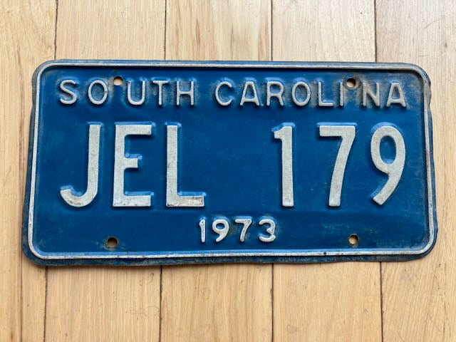 1973 South Carolina License Plate