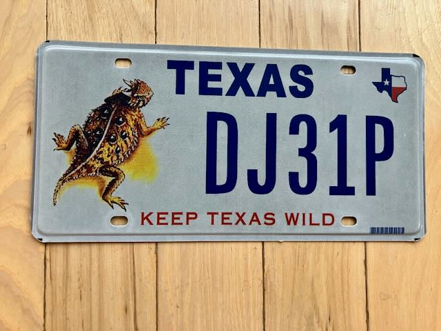 Texas Wild License Plate