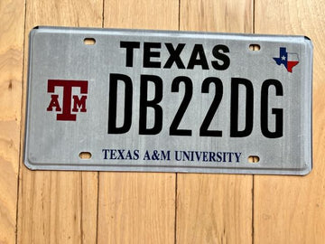 Texas A&M University License Plate