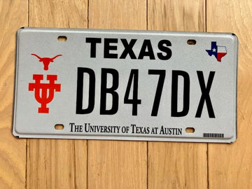 University of Texas At Austin License Plate