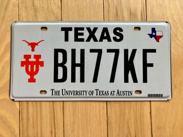 University of Texas At Austin License Plate