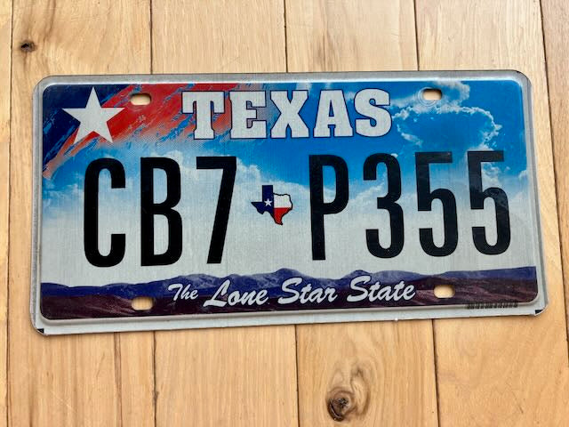 Texas License Plate