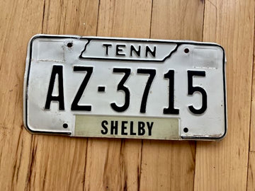 1966 Tennessee License Plate