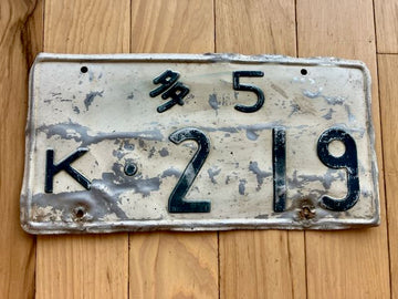 Japan License Plate