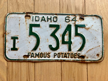 1964 Idaho License Plate