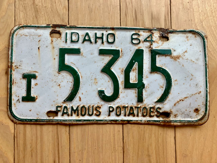 1964 Idaho License Plate