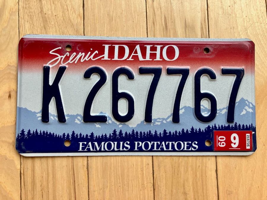 2009 Idaho License Plate