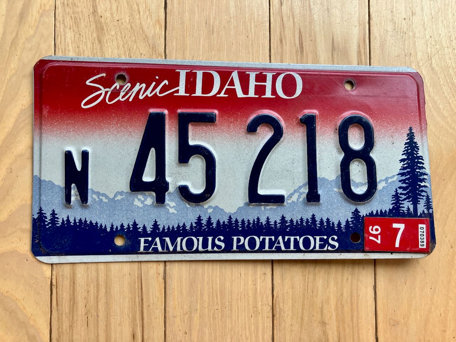 1997 Idaho License Plate