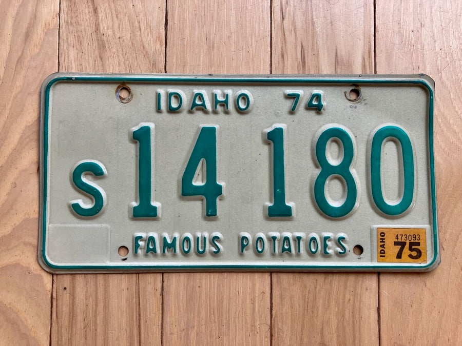 1975 Idaho License Plate