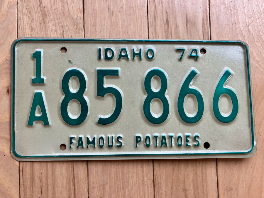 1974 Idaho License Plate