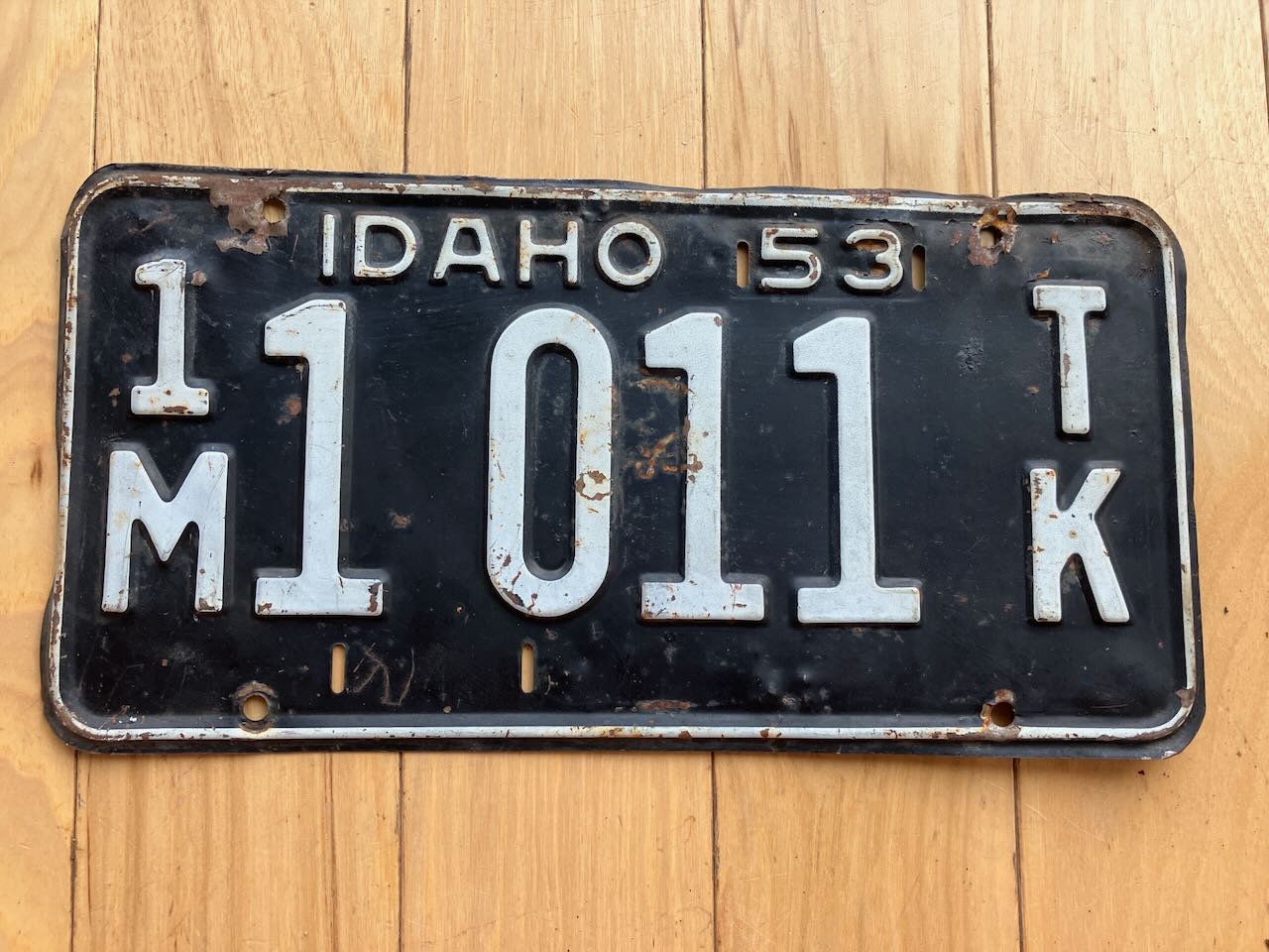 Lot de 12 plaques d’immatriculation vintage USA – États