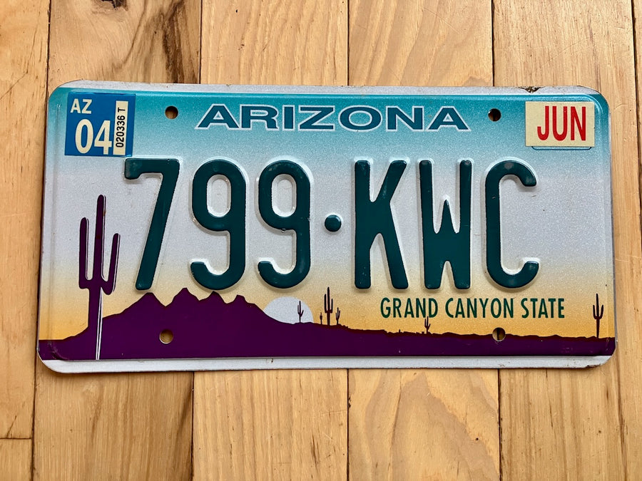 2004 Arizona License Plate