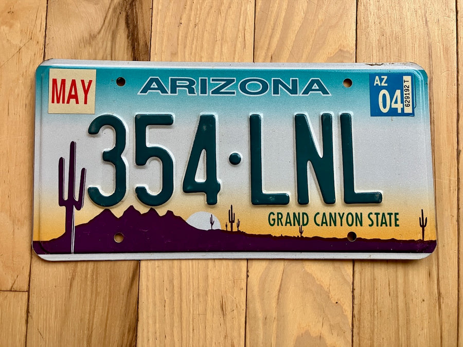 2004 Arizona License Plate