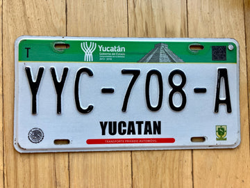 Yucatan Mexico License Plate