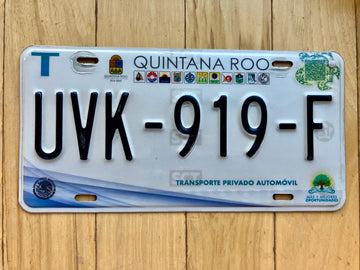 Quintana Roo Mexico License Plate