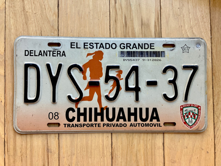 Chihuahua Mexico License Plate