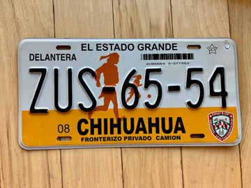 Chihuahua Mexico License Plate