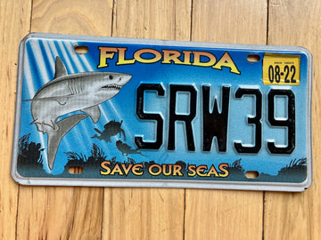 Florida Save Our Seas Shark License Plate