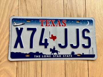 Texas Shuttle License Plate