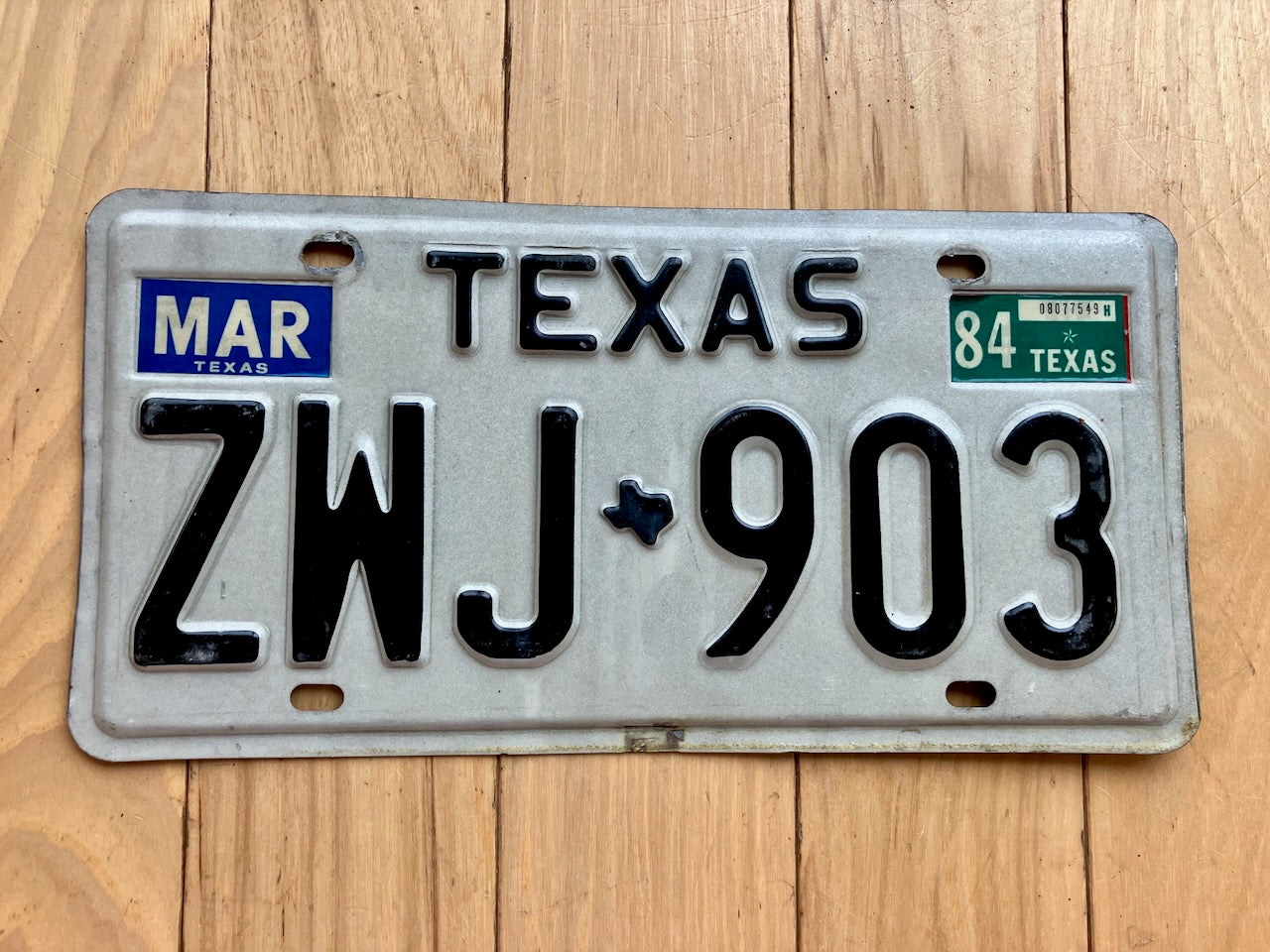 Vintage Pairs of 1966 Texas Farm Truck License Plates orders Matching Pairs White on Black 8D 7769 + others NOS New Old Stock