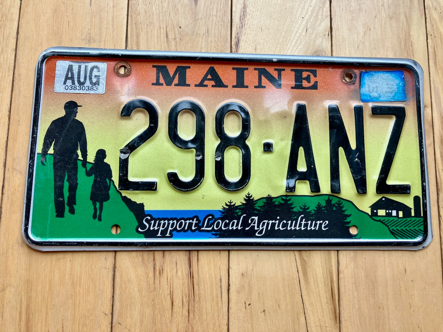 Maine Agriculture License Plate