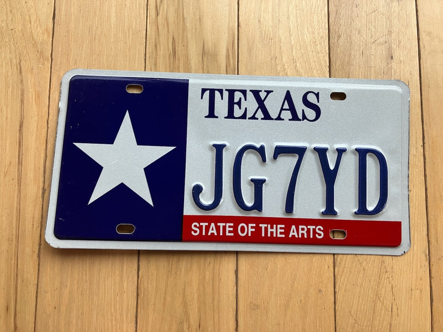 Texas State Of The Arts License Plate