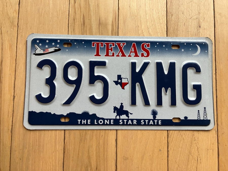 Texas Shuttle License Plate