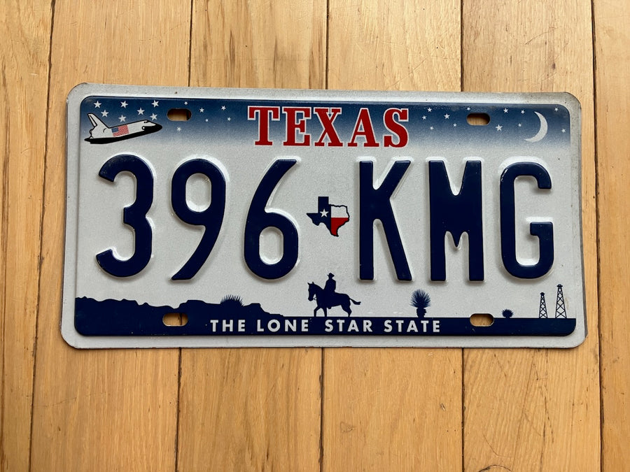 Texas Shuttle License Plate