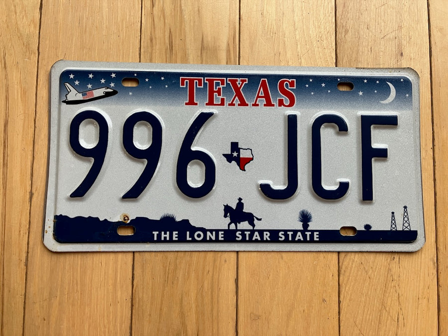 Texas Shuttle License Plate