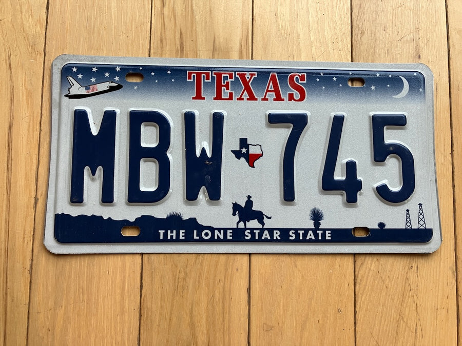 Texas Shuttle License Plate